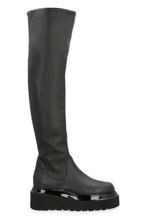 Amalia eco-leather over-the-knee boots-1